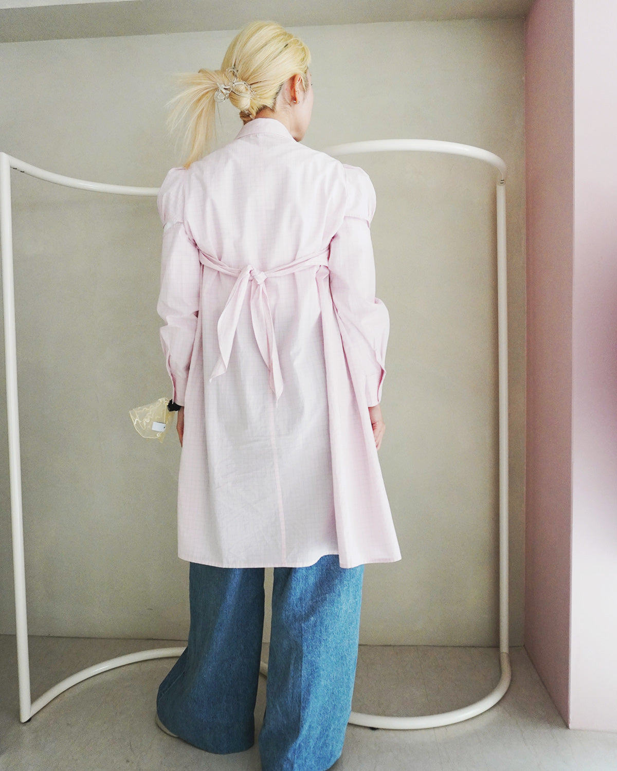 puff sleeve dress shirt