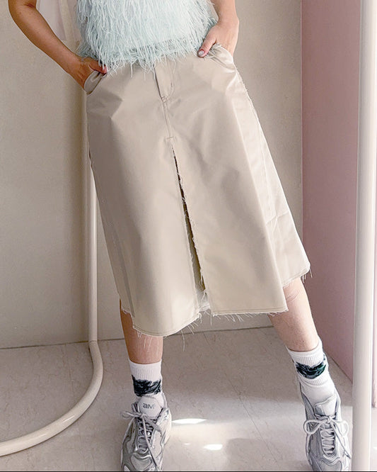 Nee flare skirt Beige
