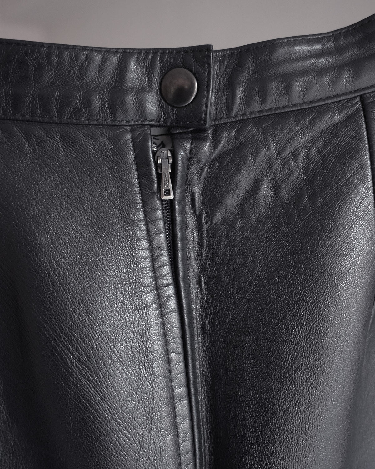 アニエスべー レザースカート