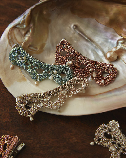 Hair Clip (2pcs set)|Jewelry Knit Collection