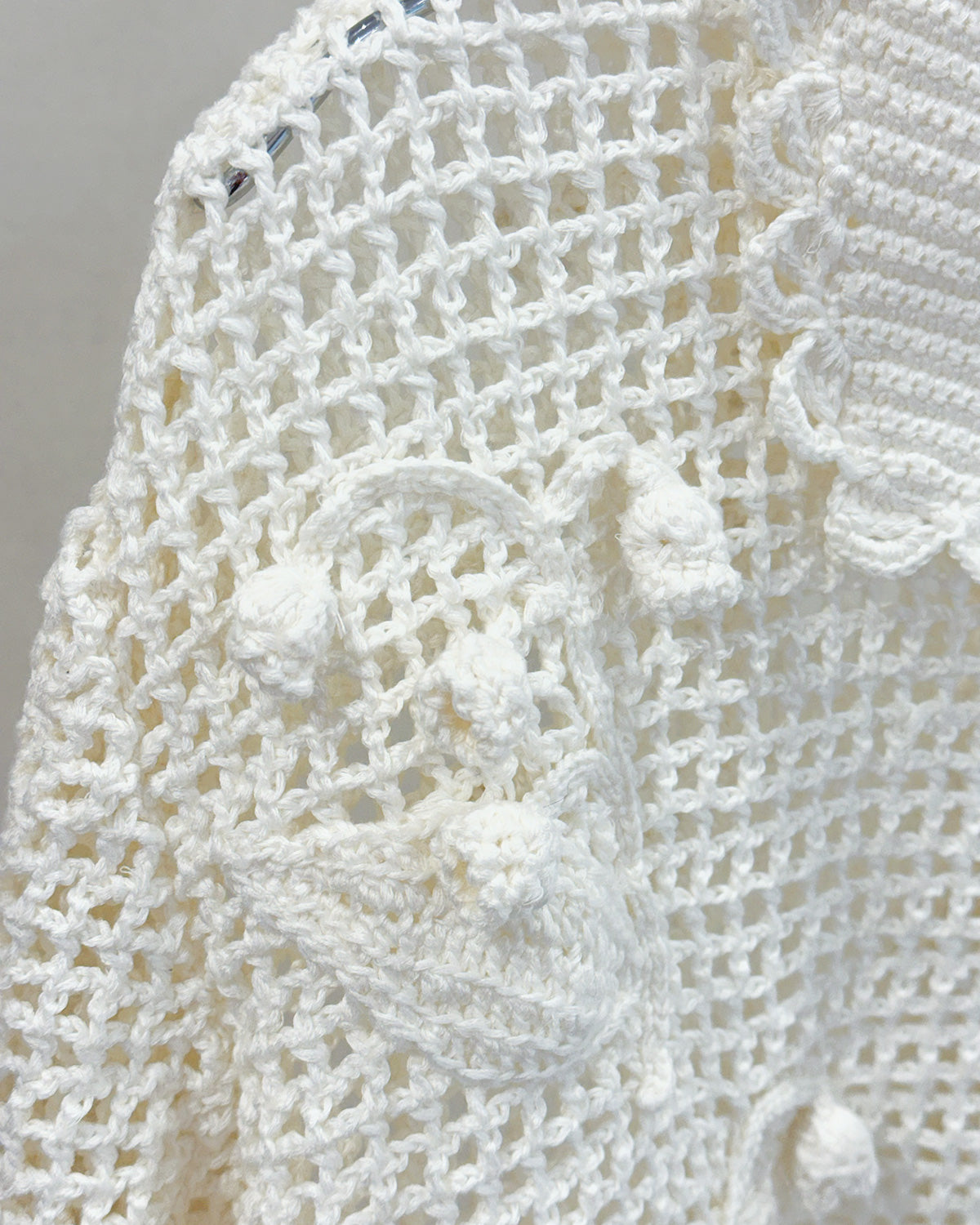Lily of the Valley Hand-knit Cardigan