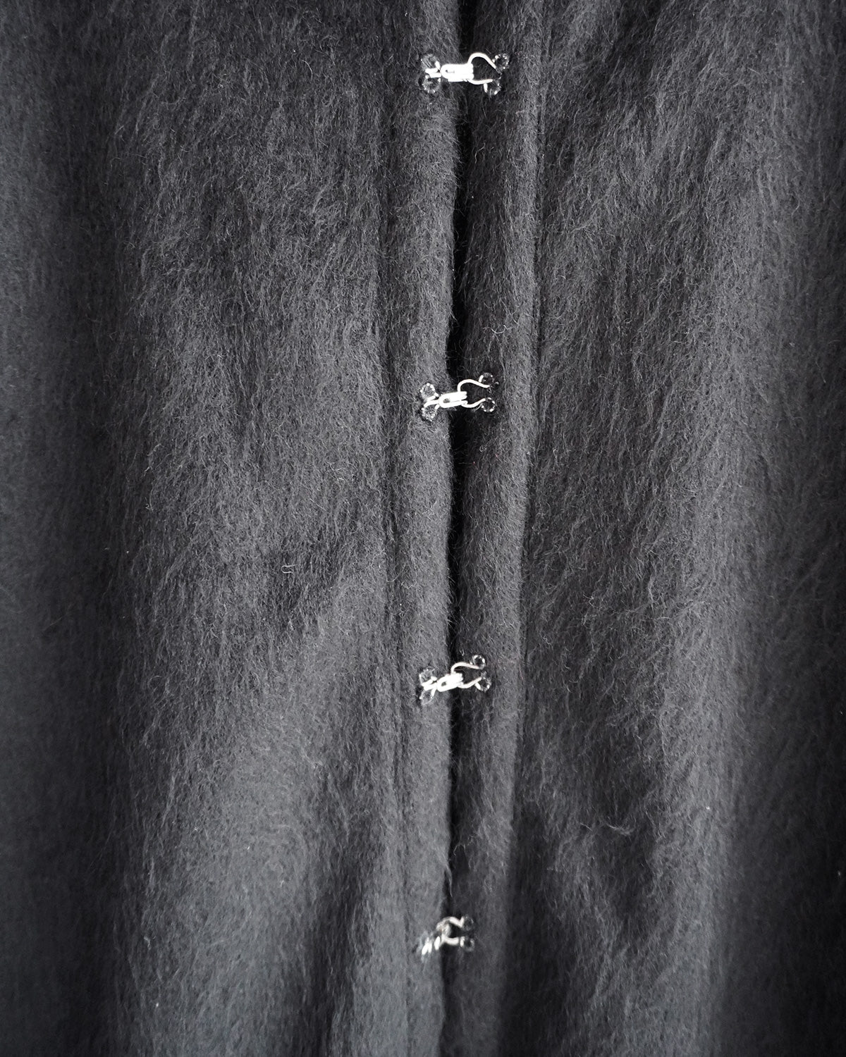 Shaggy cardigan black