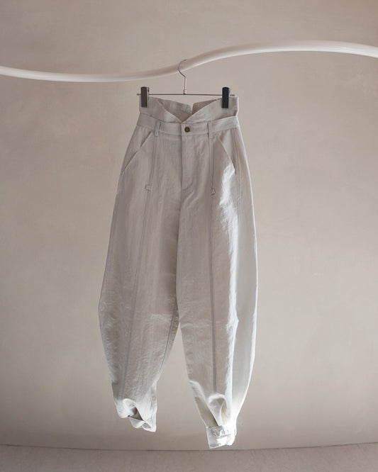 Military shrink pants Greige