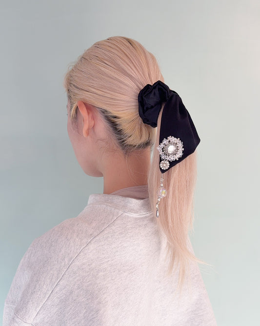 Bijoux Silk Ribbon ChouChou【black】