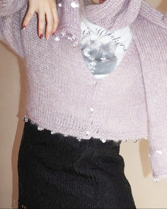 Dreamy mohair cardigan