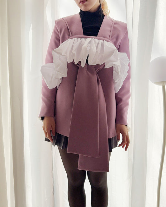 frill bustier skirt