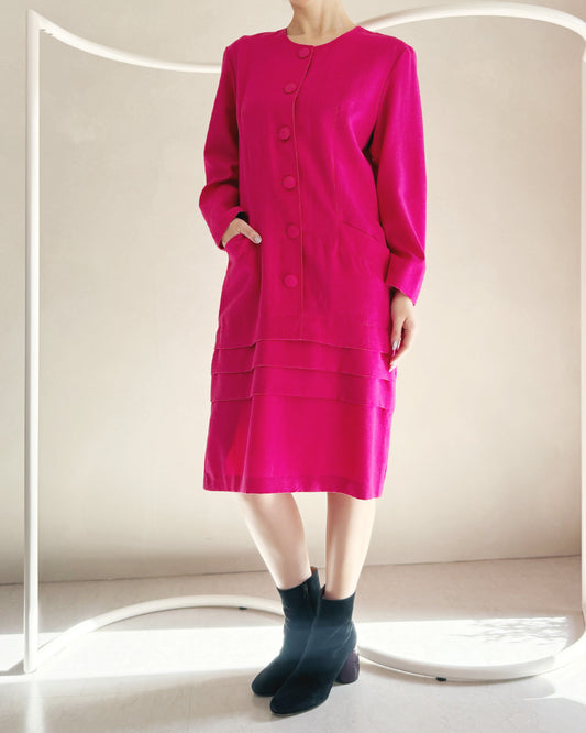 フューシャピンクワンピース