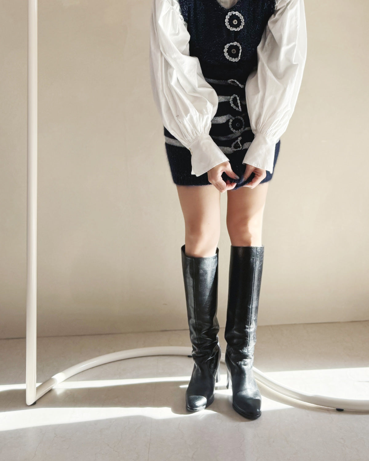 マヌーシュ ニットワンピース