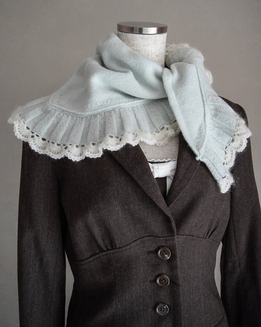 Ruffle Knit Stole