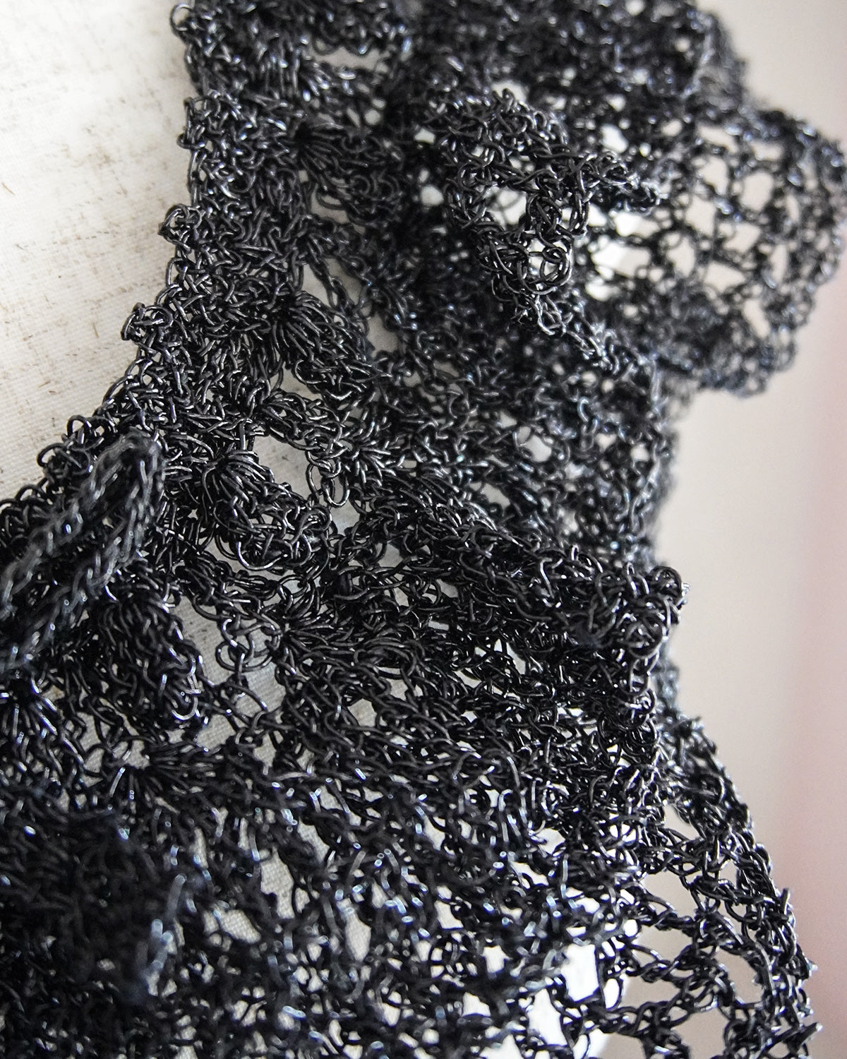 【3月お届け予約商品】lace hand knit collar
