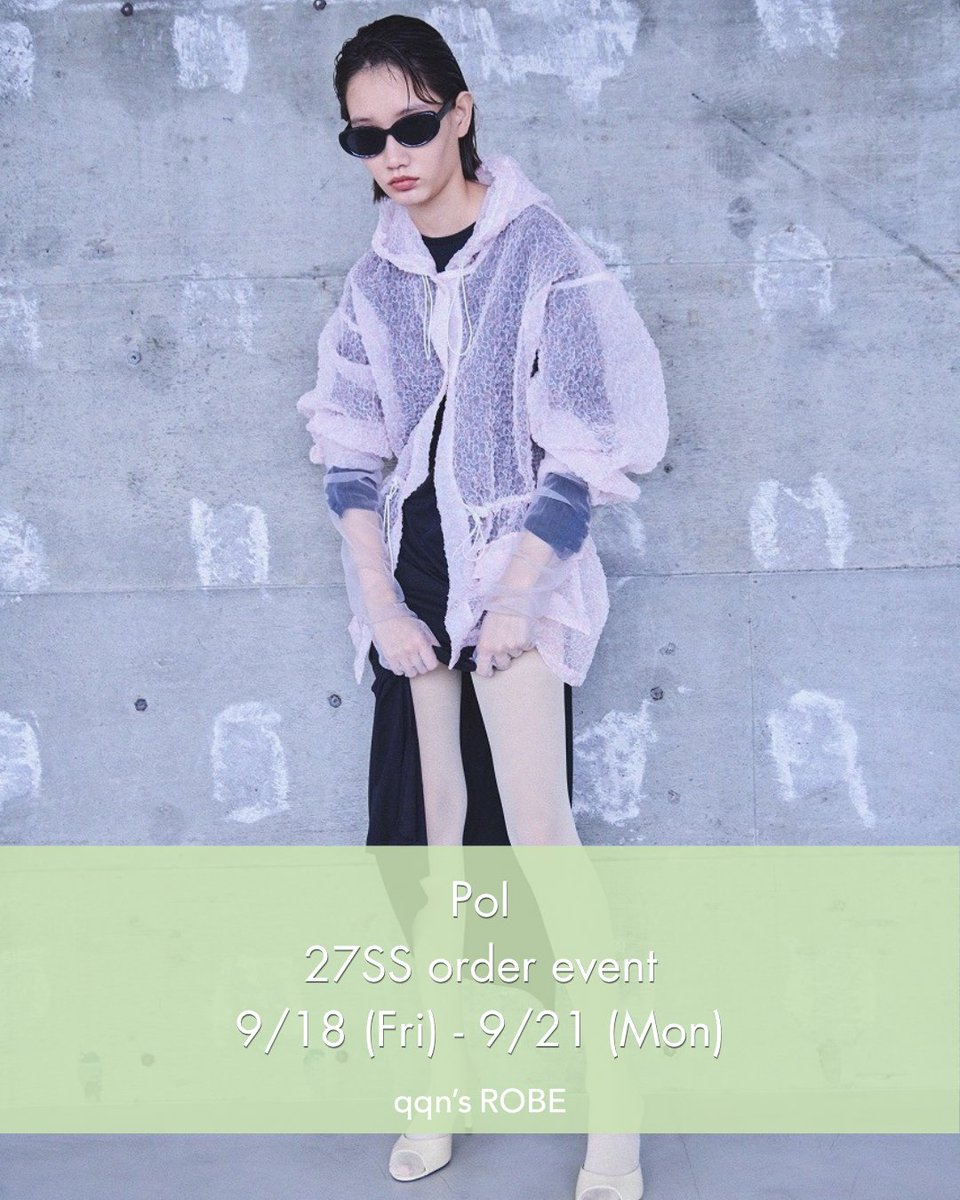 PoI 27SS オーダー会  |  9/18(金)-9/2(月・祝)