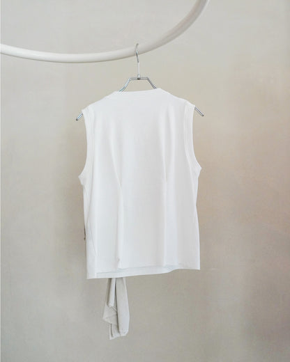 Drape cut pullover