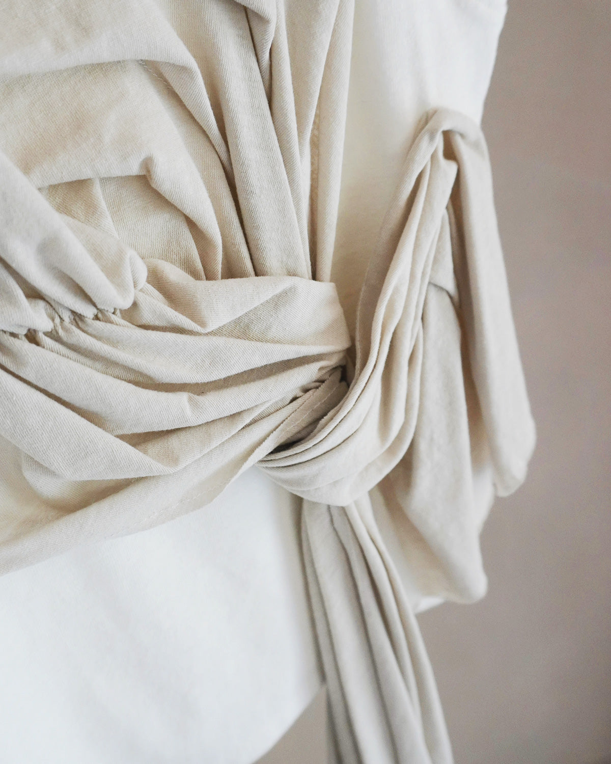 Drape cut pullover