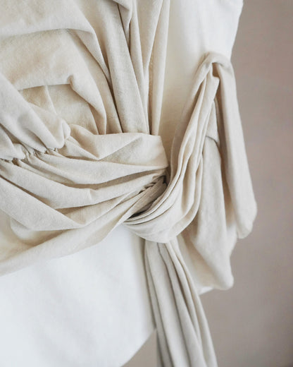 Drape cut pullover