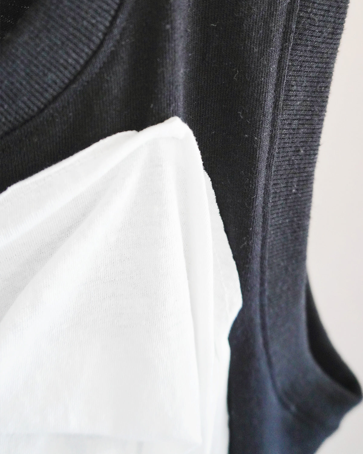 Drape cut pullover