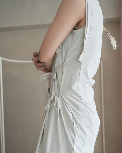 High slit cut dress