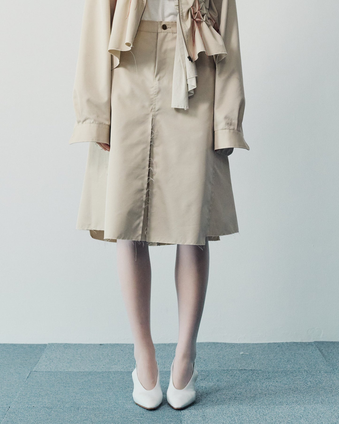 Nee flare skirt Beige