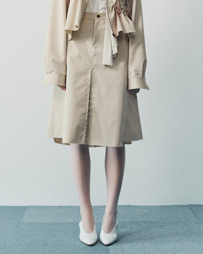 Nee flare skirt Beige