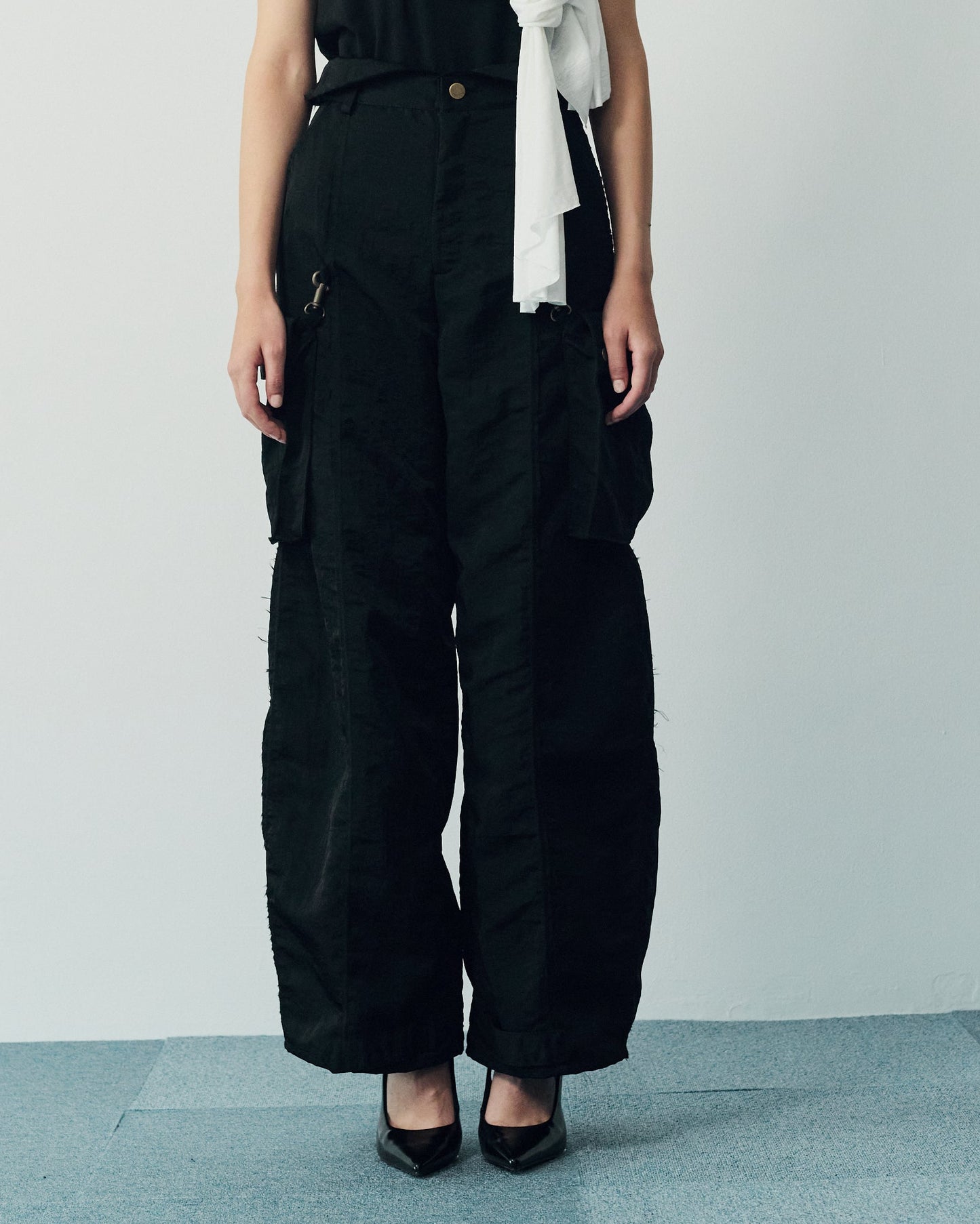 Military shrink pants Black