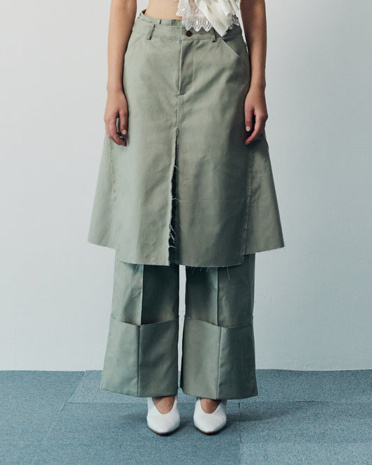 Nee flare skirt Green