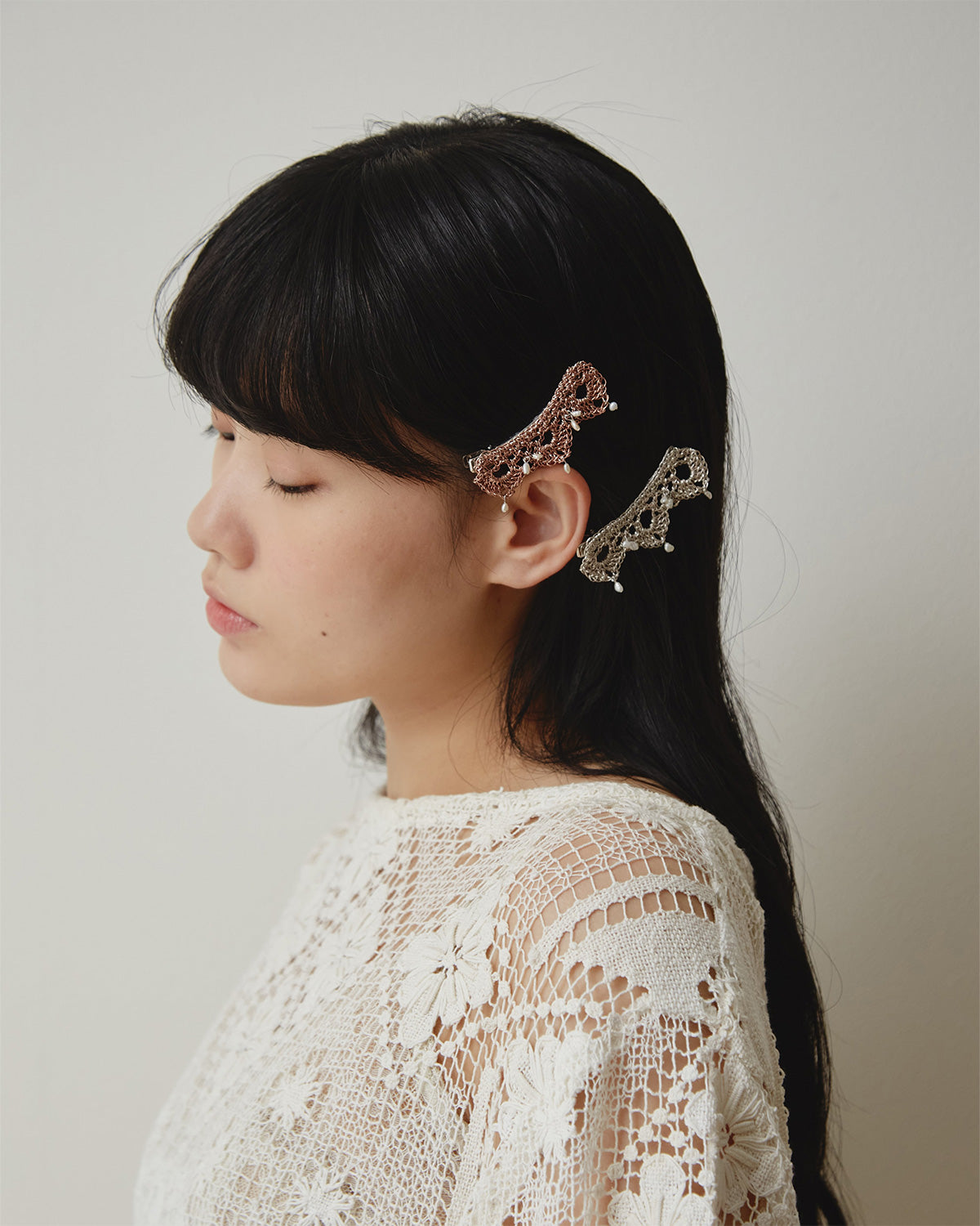 Hair Clip (2pcs set)｜Jewelry Knit Collection