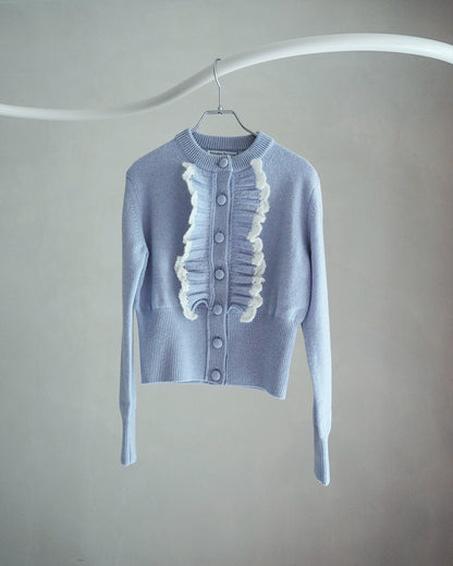 Ruffle Knit Cardigan