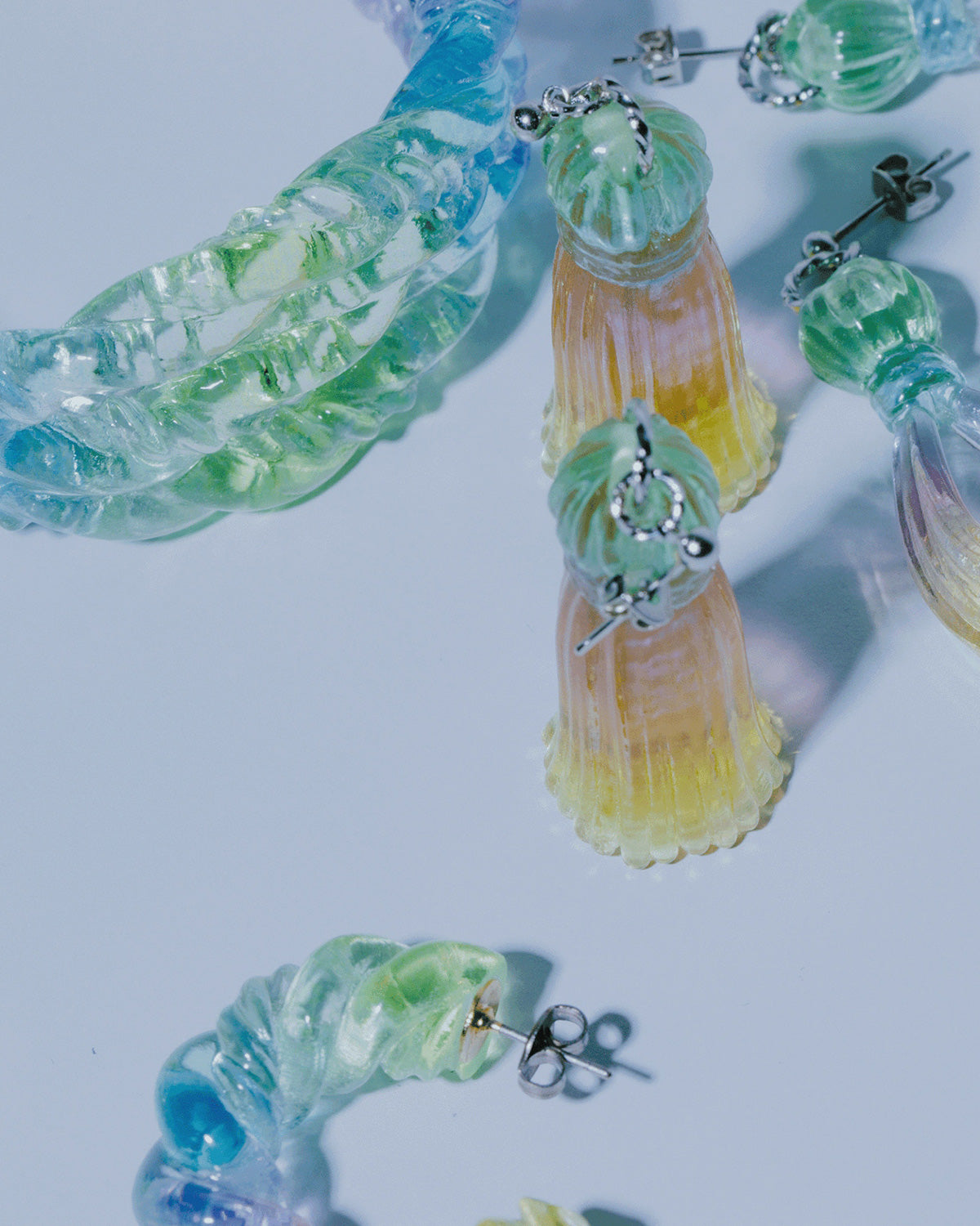 TASSEL EARRINGS - S - イヤリング rainbow