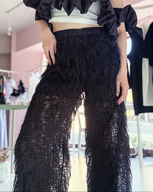 Feather wide pants