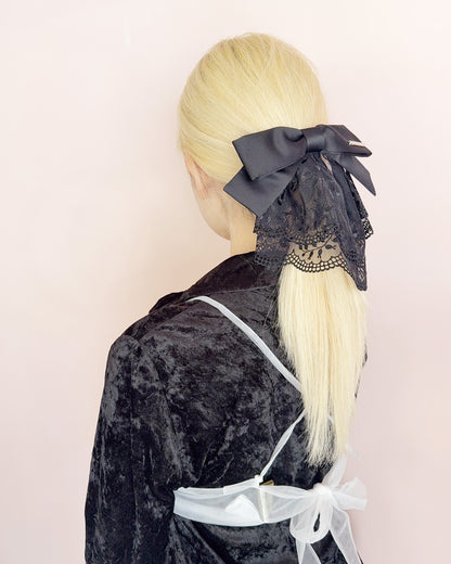 lily of the valley lace barette