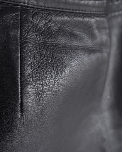 アニエスべー レザースカート