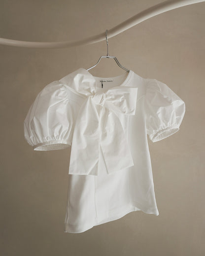 ribbon puff sleeve tshirts