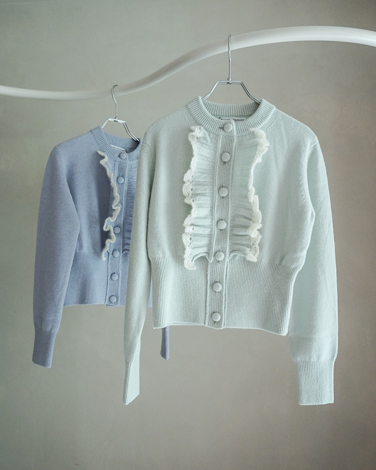 Ruffle Knit Cardigan