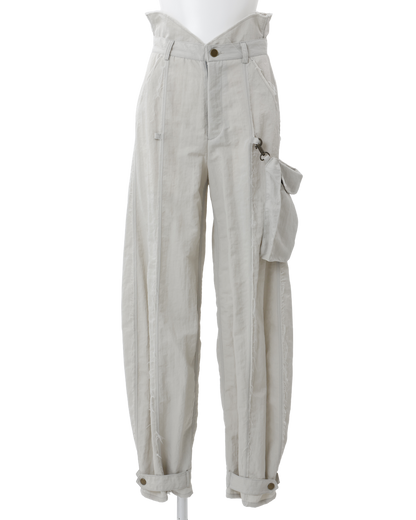 Military shrink pants Greige