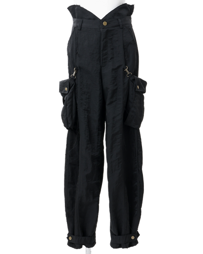 Military shrink pants Black