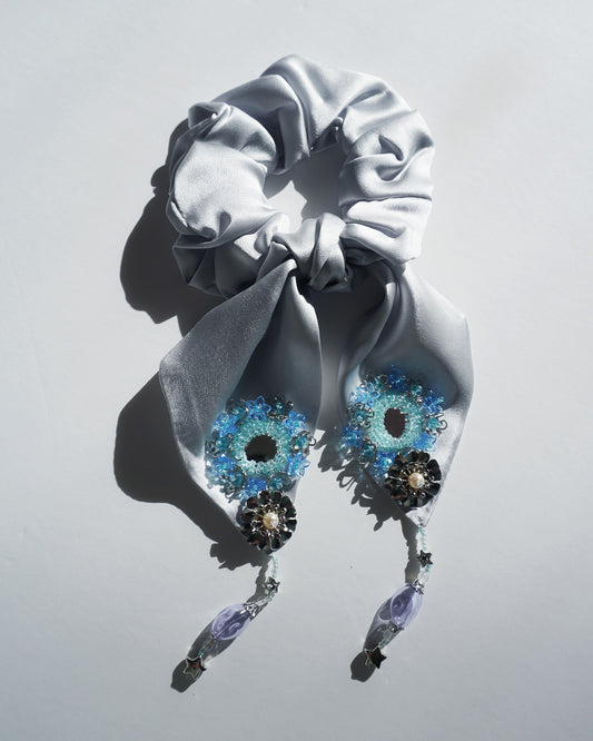 Bijoux Silk Ribbon ChouChou【light blue】