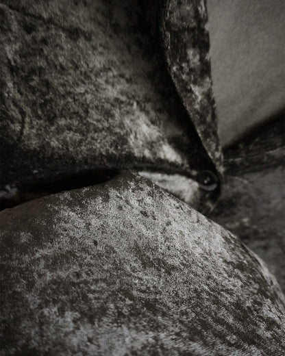 ベロア開襟シャツ