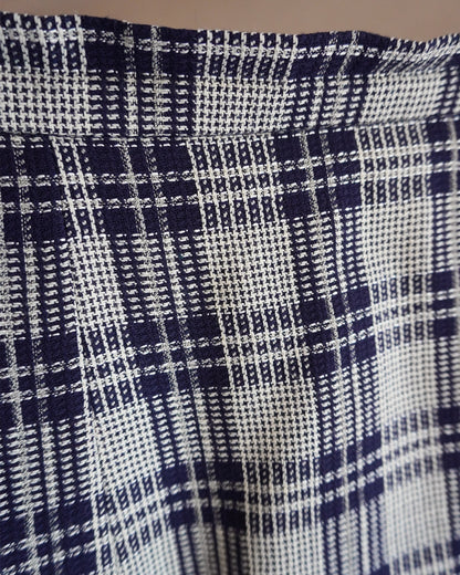 チェック柄ボックスプリーツスカート