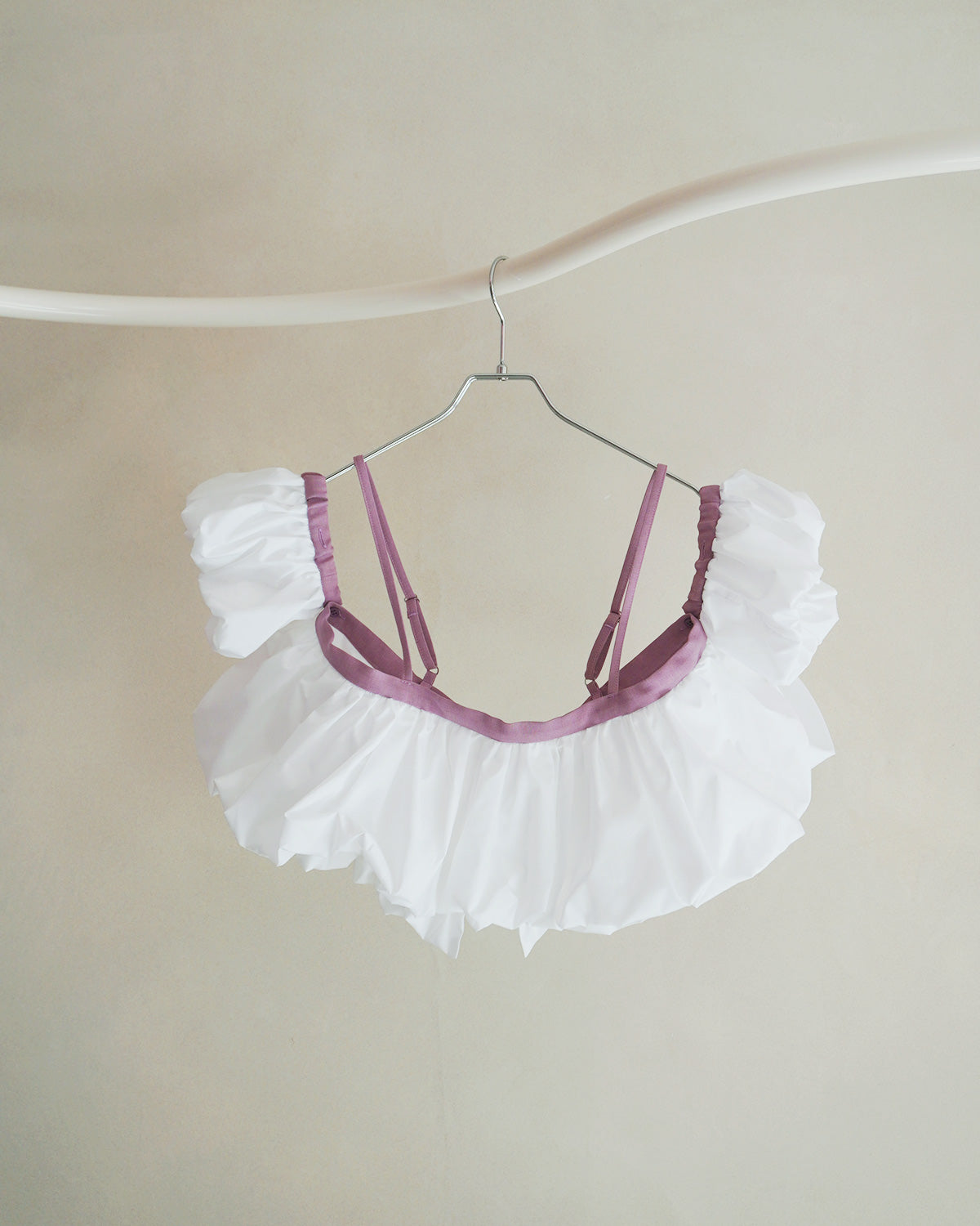frill bustier skirt