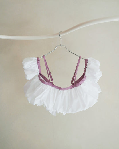 frill bustier skirt