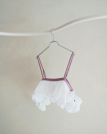 frill bustier skirt