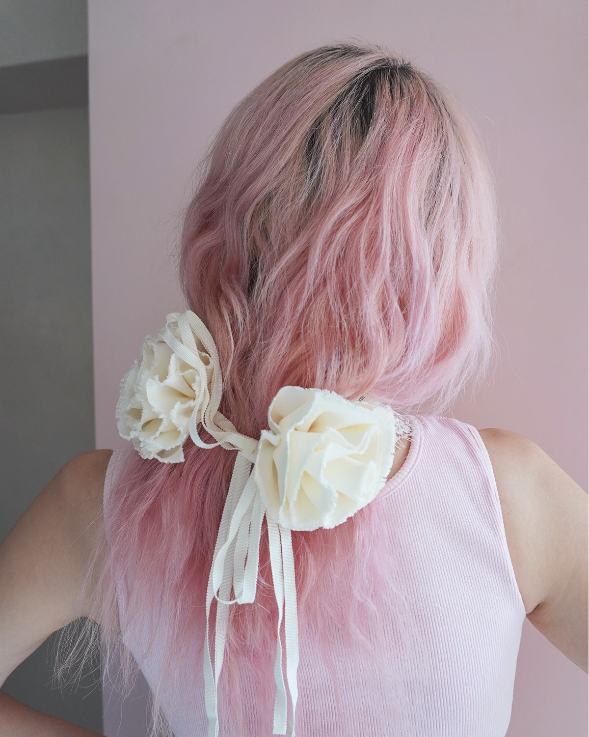 rosy head-dress