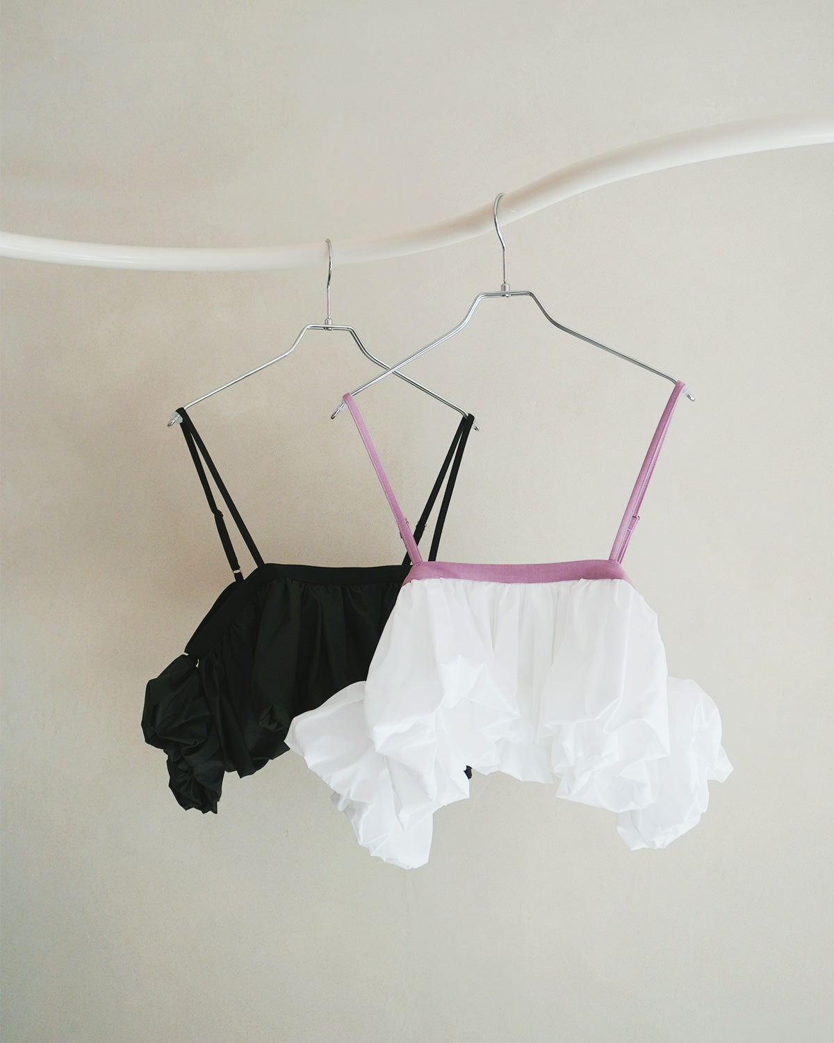 frill bustier skirt