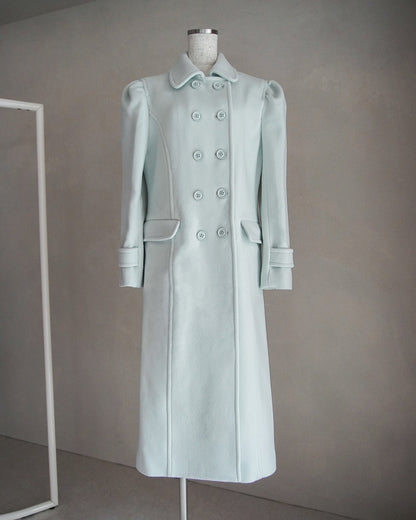 Wool Puff Sleeve Coat