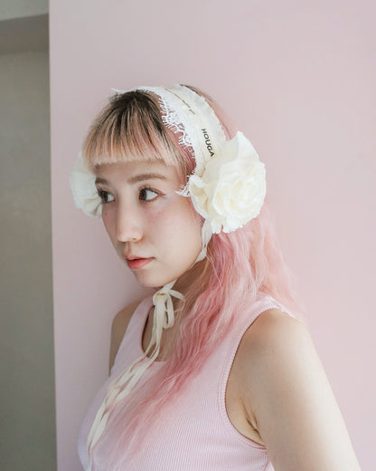 rosy head-dress