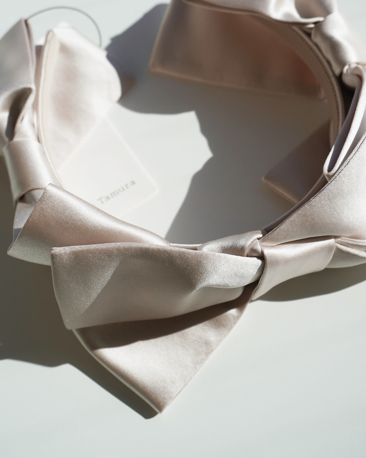 satin ribbon headband（Kanako Tamura）｜qqn's ROBE（ケルカンズ