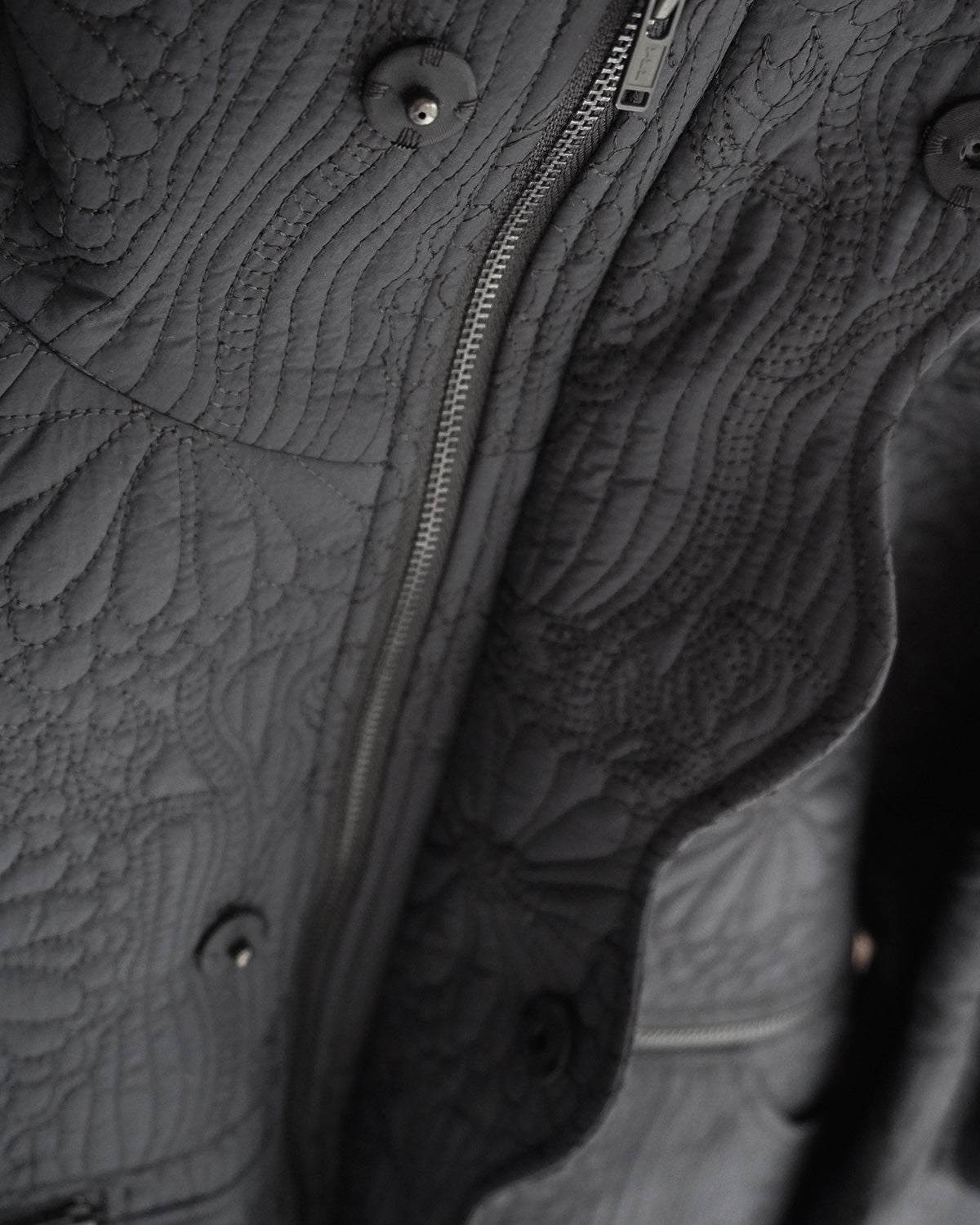 KIKU quilted cropped jacket yellow