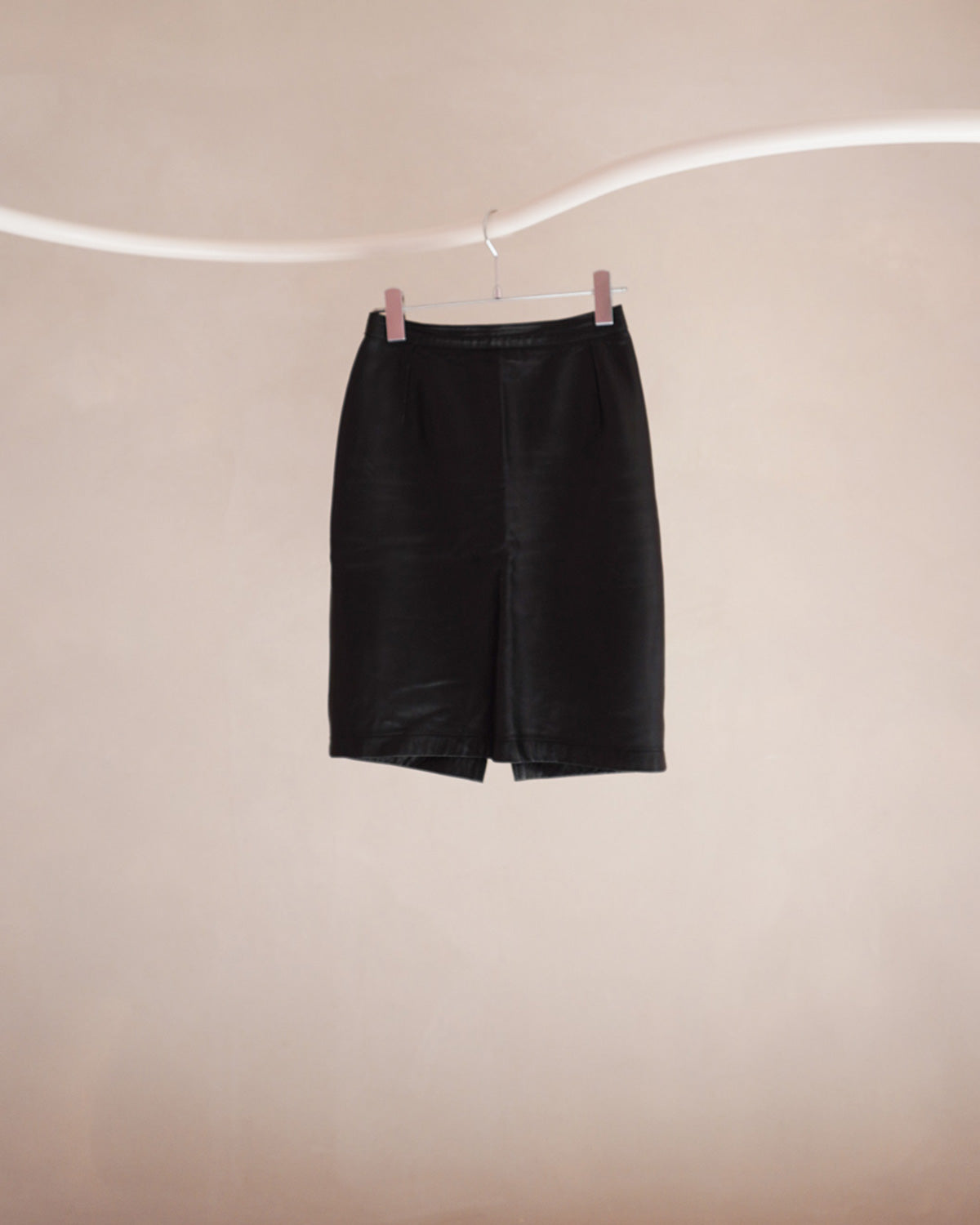 アニエスべー レザースカート