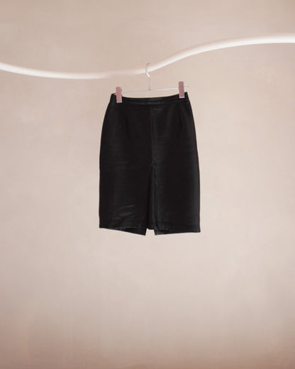 アニエスべー レザースカート