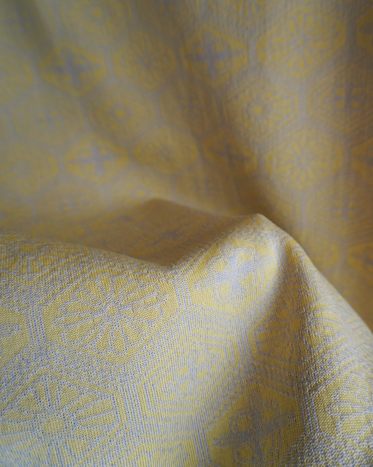 KIKU tight skirt yellow