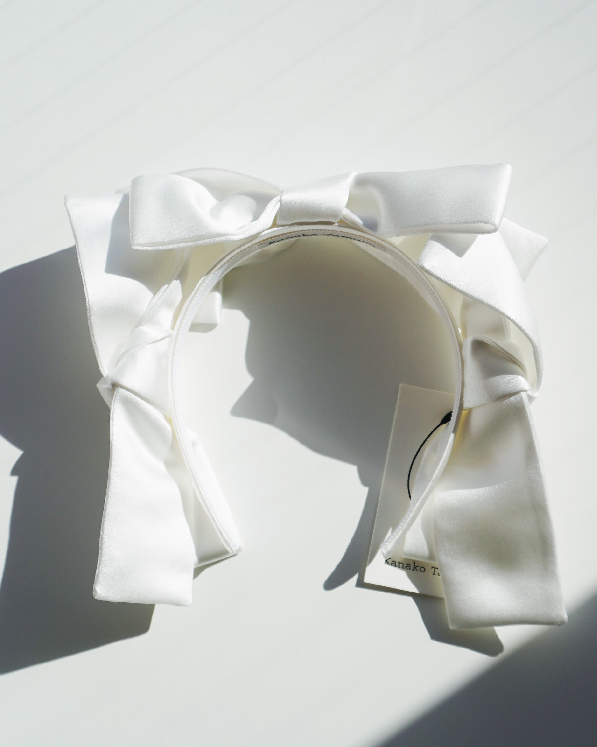 satin ribbon headband（Kanako Tamura）｜qqn's ROBE（ケルカンズ